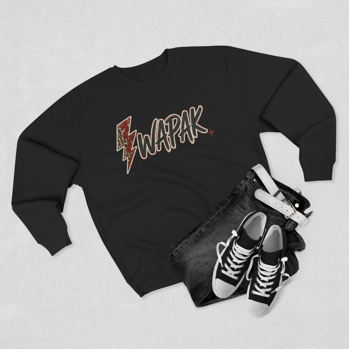 Wapak Lightning Bolt Crewneck