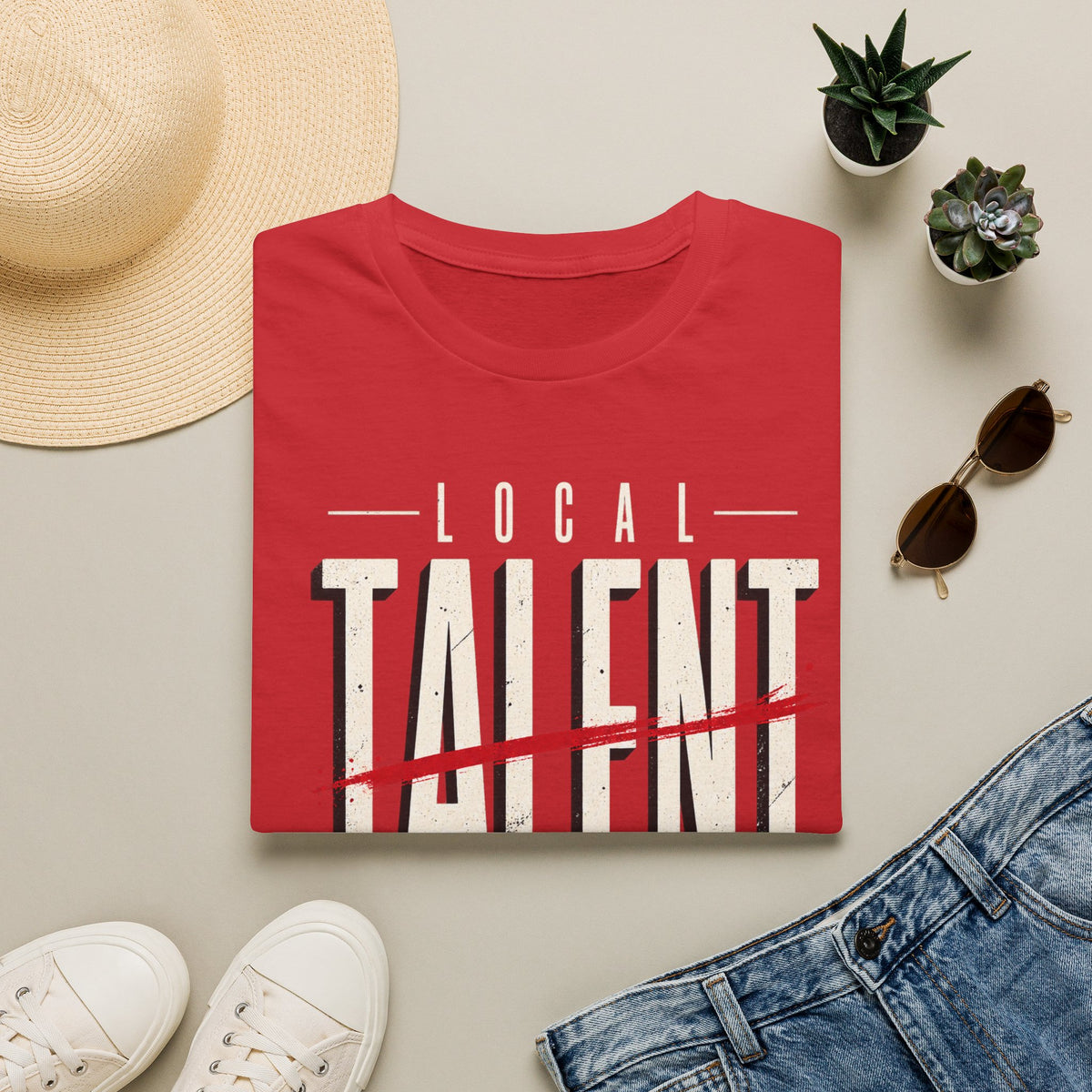 Local talent tee